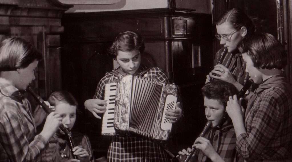 Musikstunde in der Villa