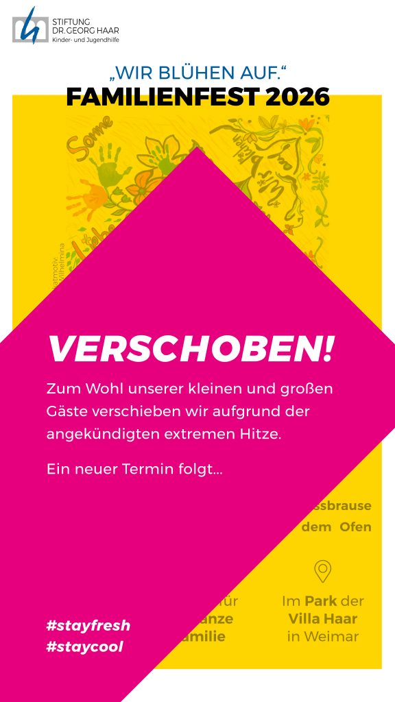 Familienfest 2026 verschoben